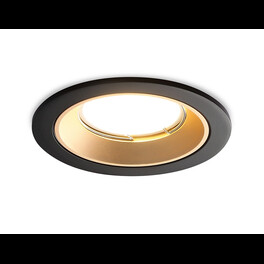 Встраиваемый точечный светильник MR16 A8923 BK/GD черный/золото Ambrella light