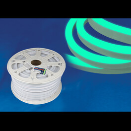 Неон гибкий ULS-N21-2835-120LED/m-8mm-IP67-220V-8W/m-50M-GREEN бобина (1 метр) 50м. Uniel
