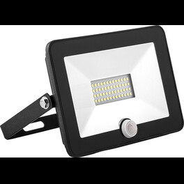 Прожектор светодиодный SFL80-20 с встроенным датчиком 2835SMD 20W 6400K  AC220V/50Hz IP65 Feron