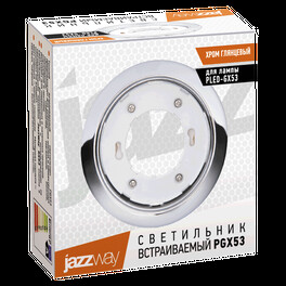 Светильник встраиваемый PGX53 10639.6 хром глянцевый 106*39мм Jazzway (распродажа)