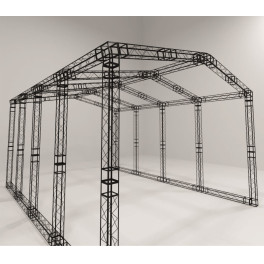 Фермы металл Line 12*12*200cm, черный, SignImpress