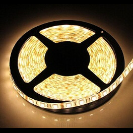 Лента светодиодная стандарт SMD5050 60LED/м 14,4Вт/м 12В IP20 Цвет:Теплый белый (1метр) 3М SWG