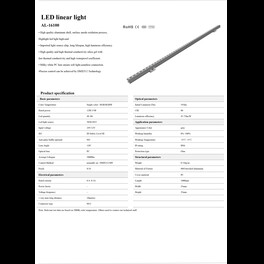 Светильник линейный архитектурный AL-16100-2 RGB (16 pix) DC12V/12W 48шт х SMD5050/IP65 