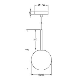 Подвесной светильник Basic form E14х1 Maytoni