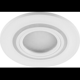 Светильник встраиваемый с белой подсветкой CD600 MR16 белый Feron (распродажа)