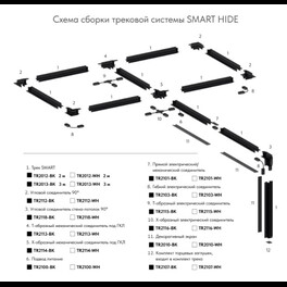 Прямой соединитель SMART ONE TR2101-BK Denkirs