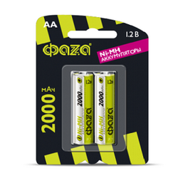Батарейка акк. ФАZА AA 2000мАч BL-2 -  1шт.