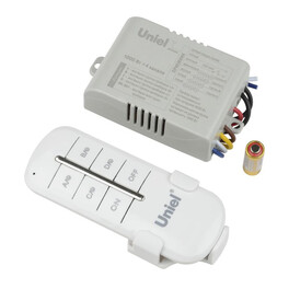 Пульт управления светом 4 канала белый Uniel