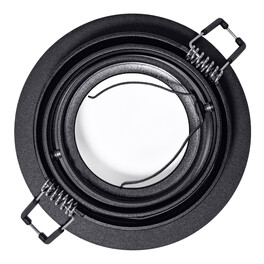 Светильник встраиваемый поворотный GU5.3 (MR16) круг 010107 Чёрный SignImpress