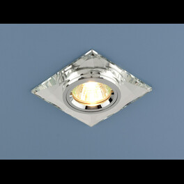 Светильник встраиваемый квадарт 8470 MR16 зеркальный/серебро Elektrostandard (распродажа)