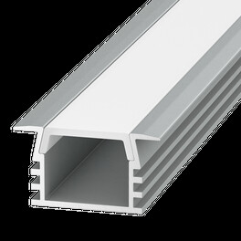 Профиль встраиваемый алюминиевый глубокий RC-2212 2м. (Комплект) SWG