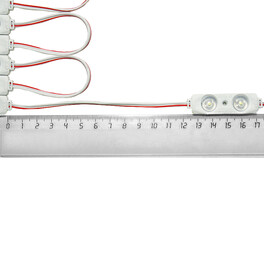 Модуль светодиодный 2 SMD 2835 1Вт 70Лм 6000-6500K (с линзой 160) 3M -1шт. SignImpress