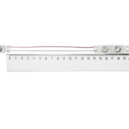 Модуль светодиодный 2 SMD 2835 0,72Вт 130Лм 9000-10000К (с линзой 175) - 1шт. SignImpress