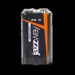 Батарейка солевая 6F22 JAZZway Heavy Duty - 1шт.