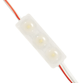 Модуль светодиодный mini 3 SMD 2835 0,6Вт 50Лм 10000К (с линзой 170) SignImpress