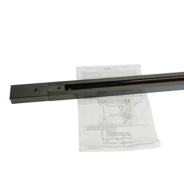 Шинопровод для трековых светильников, чёрный, 3м, в наборе токоввод, заглушка CAB1007 Feron