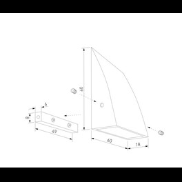 Светодиодная подсветка для лестниц 40159/LED 4000K Латунь Elektrostandard