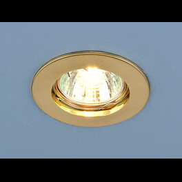 Светильник встраиваемый 863 MR16 стандарт золото Elektrostandard (распродажа)