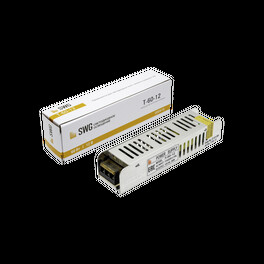 Блок питания компактный (узкий), 60 W, 12V SWG