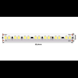 Лента светодиодная LUX, 2835, 17,3 Вт/м, 24В, IP33, Dim to Warm (1метр) SWG