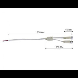 Коннектор для светильника NH10 2pin Т-образный SignImpress