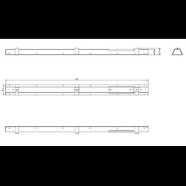 Светильник светодиодный FLL 02-40-850-C90 (40 Вт, 4733 Лм, 1,5 m, 2,7 кг) Ферекс