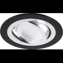 Светильник встраиваемый круг поворотный DL2811 MR16 G5.3, чёрный Feron