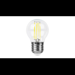 Лампа светодиодная, (9W) 230V E27 2700K прозрачная, LB-509 Feron