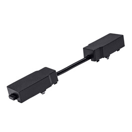 Коннектор питания 8см для соединения шинопровода однофазного магнитного Ultra Чёрный SignImpress