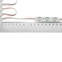 Модуль светодиодный 3 SMD 2835 1Вт 110Лм 10000К (с линзой 160) -1шт. SignImpress