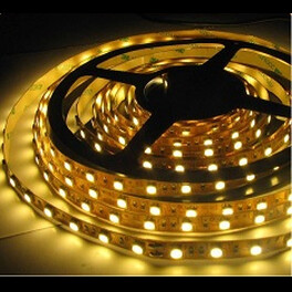 Лента светодиодная стандарт SMD2835 60LED/м 4,8Вт/м 12В IP20 Цвет:Теплый белый (1метр) 3М SWG (распродажа)