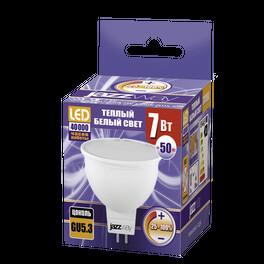 Лампа светодиодная PLED-DIM JCDR 7w 4000K 500Lm GU5.3 230/50 Jazzway