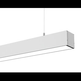 Профиль подвесной/накладной алюминиевый LS.7477 (2.5м) SWG