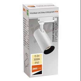 Светильник трековый PTR 0715 15w 3000K 24° WH (белый) IP40 Jazzway