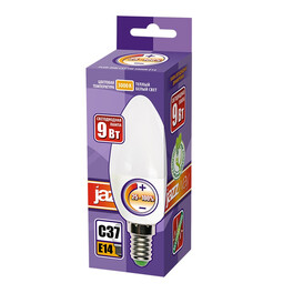 Лампа светодиодная PLED- DIM C37  9w 3000K 630 Lm E14 230/50  Jazzway