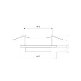 Светильник встраиваемый 113 MR16 белый/белый Elektrostandard