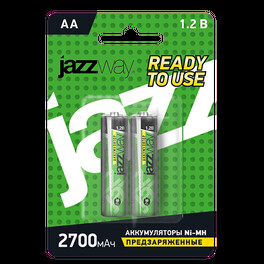 Батарейка акк. JAZZway AA 2700мАч предзаряженные BL-2 - 1шт.