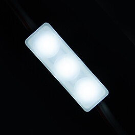 Модуль светодиодный mini 3 SMD 2835 0,6Вт 50Лм 10000К (с линзой 170) SignImpress