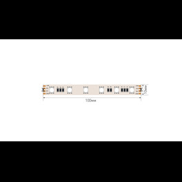 Лента светодиодная ПРО 5050, 60 LED/м, 14,4 Вт/м, 24В, IP20, Цвет: RGB SPI (1м.) SWG 