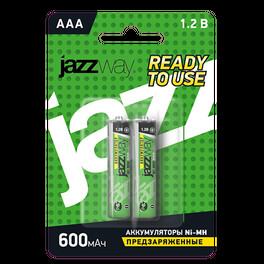 Батарейка акк. JAZZway AAA  600мАч предзаряженные BL-2 - 1шт.