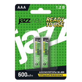 Батарейка акк. JAZZway AAA  600мАч предзаряженные BL-2 - 1шт.