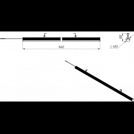 Светильник светодиодный ДСБ 01-40-850 (40 Вт, 5796 Лм, 1460 m, 1 кг) Ферекс