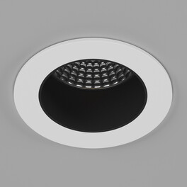 Светильник светодиодный встраиваемый серия AL, Черно-белый, 7Вт, IP65, Теплый белый (3000К) SWG 