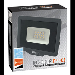 Прожектор светодиодный PFL- C3 10w (compact) 6500K IP65  Jazzway