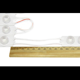 Модуль светодиодный 3 SMD 3030 3Вт 200Лм 6000К-6500К (с линзой 50*20) -1шт. SignImpress