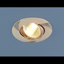 Светильник встраиваемый поворотный 8004 MR16 перл.серебро/никель Elektrostandard (распродажа)